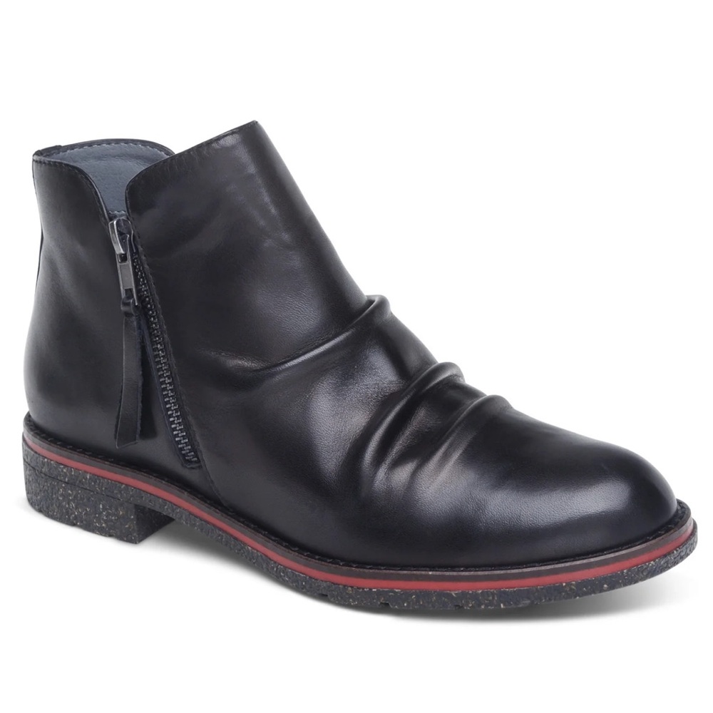 Women’s Aetrex Mila Black Ankle Boots with Zipper, size 42 - Picture 12 of 12